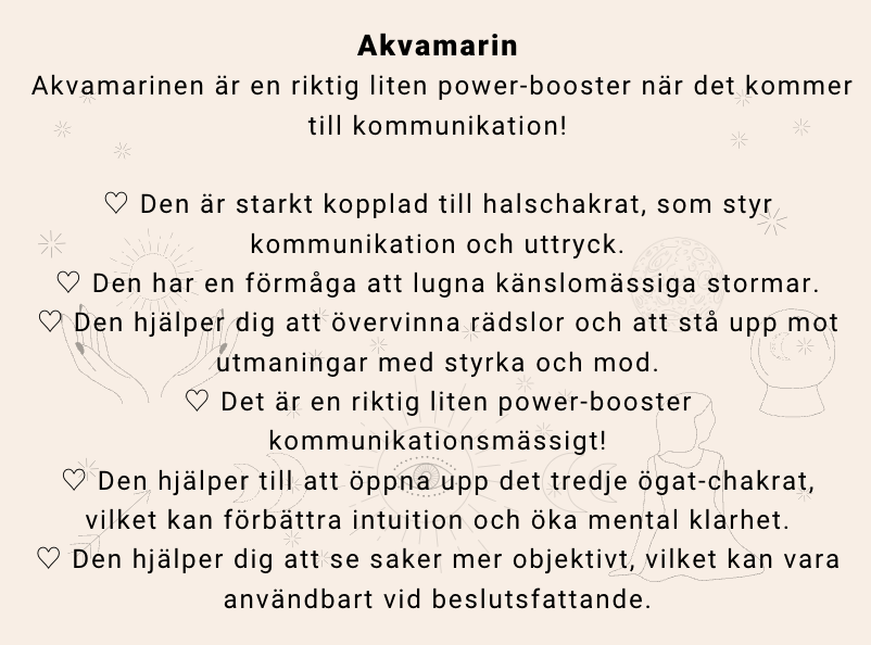 AKVAMARIN — NÄR DU SKA FÖRELÄSA